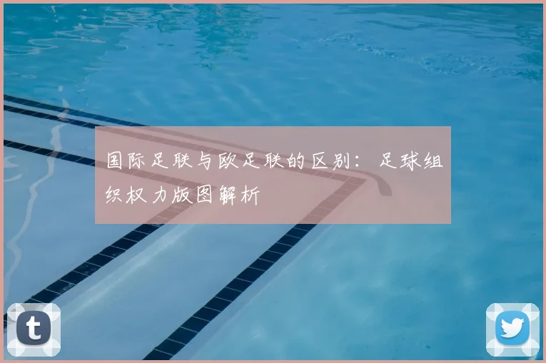 国际足联与欧足联的区别:足球组织权力版图解析